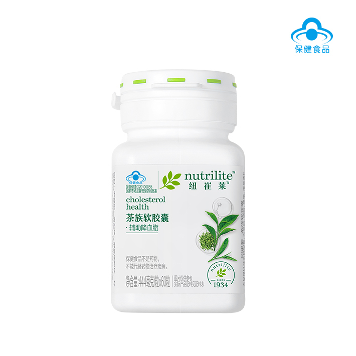 纽崔莱®茶族软胶囊60粒[含茶多酚和茶黄素]